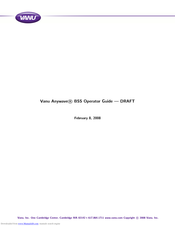 Vanu Anywave Base Station System Operator's Manual