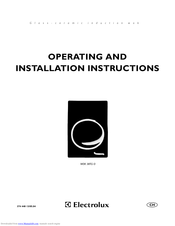 Electrolux WOK 38TCi O Operating And Installation Instructions