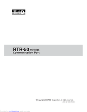 T&D RTR-50 Manual