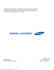 Samsung Serene User Manual
