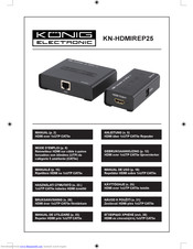 Konig KN-HDMIREP25 User Manual