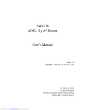 TECOM AW4038 User Manual
