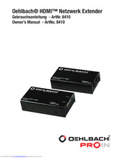 Oehlbach 8410 Owner's Manual