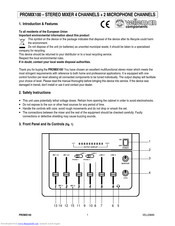 Velleman PROMIX100 User Manual