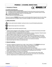 HQ-Power PROMIX20 User Manual