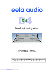 Eela Audio D4 Operating Manual