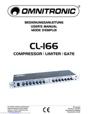 Omnitronic CL-166 User Manual
