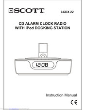 Scott i-CDX 22 Instruction Manual