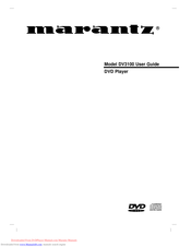 Marantz DV-3100 User Manual