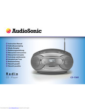 AudioSonic CD-1580 Instruction Manual