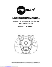 MPMan CSU484PLL Instruction Manual