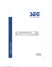 Seg DP 800 Operating Instructions Manual