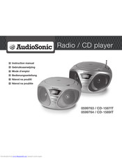 AudioSonic CD-1567IT Instruction Manual