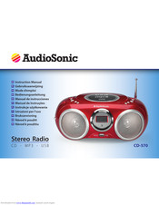 AudioSonic CD-570 Instruction Manual