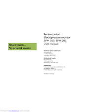tenso-comfort BPM205 User Manual