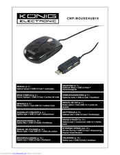 Konig CMP-MOUSEHUB10 Manual