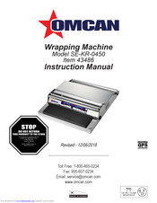 Omcan SE-KR-0450 Instruction Manual