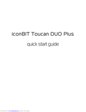 IconBiT Toucan DUO Plus Quick Start Manual