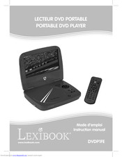 LEXIBOOK DVDP1FE Instruction Manual