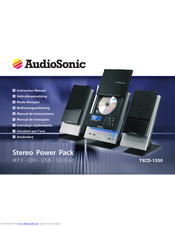 AudioSonic TXCD-1530 Instruction Manual