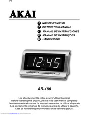 Akai AR-180 Instruction Manual