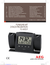 Aeg FU 4002 P Instruction Manual