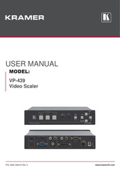 Kramer VP-439 User Manual