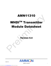 AMIMON AMN11310 WHDI Datasheet