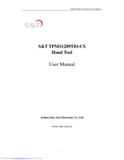 S&T TPMS1209T03-CS User Manual