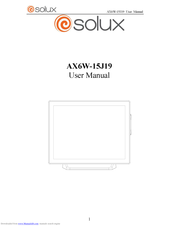 Solux AX6W-15J19 User Manual