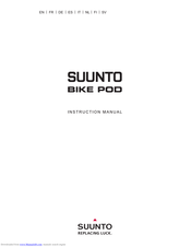 Suunto Bike Pod Instruction Manual