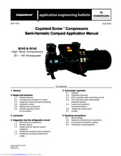 Emerson Copeland Screw SCH2 Applications Manual
