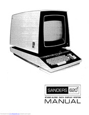 Sanders Associates Sanders 620 Manual