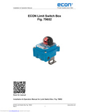 Econ 79652 Installation & Operation Manual