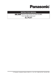 Panasonic S-Link SL-PCAT Instruction Manual