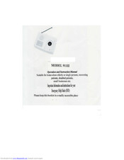 ECS 911II Operation And Instruction Manual