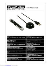 Konig CMP-PRESENT20 Manual