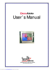StepUp computing DocuNote User Manual