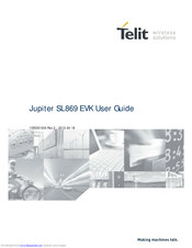Telit Wireless Solutions Jupiter SL869 User Manual