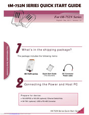 ICP DAS USA tM-752N Series Quick Start Manual