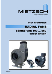 Mietzsch VRE 100/734 User Information