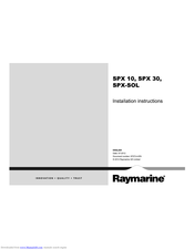 Raymarine SPX-SOL Installation Instructions Manual