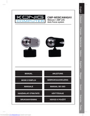 Konig CMP-WEBCAM41 Manual