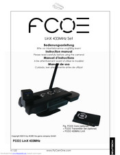 FCO3 LinX 433MHz Set Instruction Manual