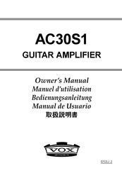Vox AC30S1 Owner's Manual