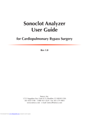 Sienco Sonoclot User Manual