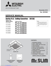 Mitsubishi Electric Mr. Slim PLA-A24BA6 Service Manual