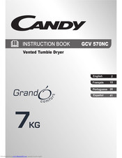 Candy GCV 570NC Instruction Book