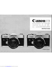 Canon PELLIX QL Instructions Manual
