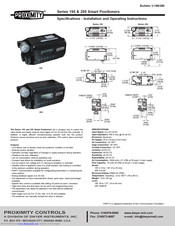 Dwyer Instruments Proximity 195 Series Specifications-Installation And Operating Instructions